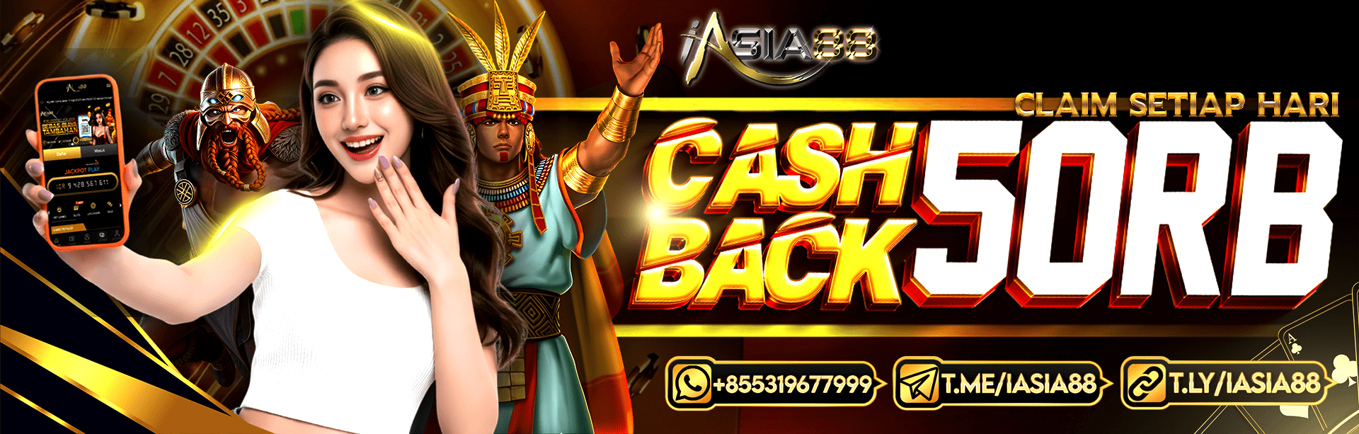 IASIA88 CASHBACK 50RB